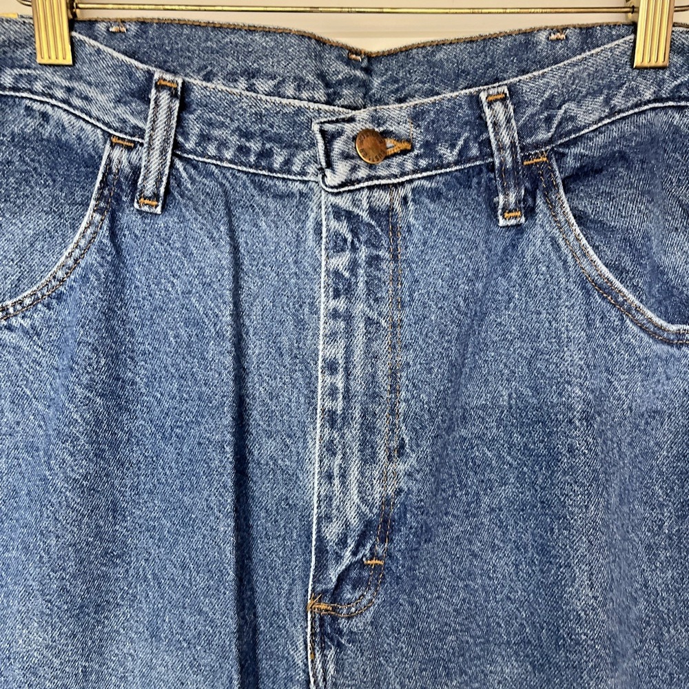 Rustler Jeans Men 36x34 NWT Regular Fit Straight Leg Heavyweight Denim - Picture 5 of 10